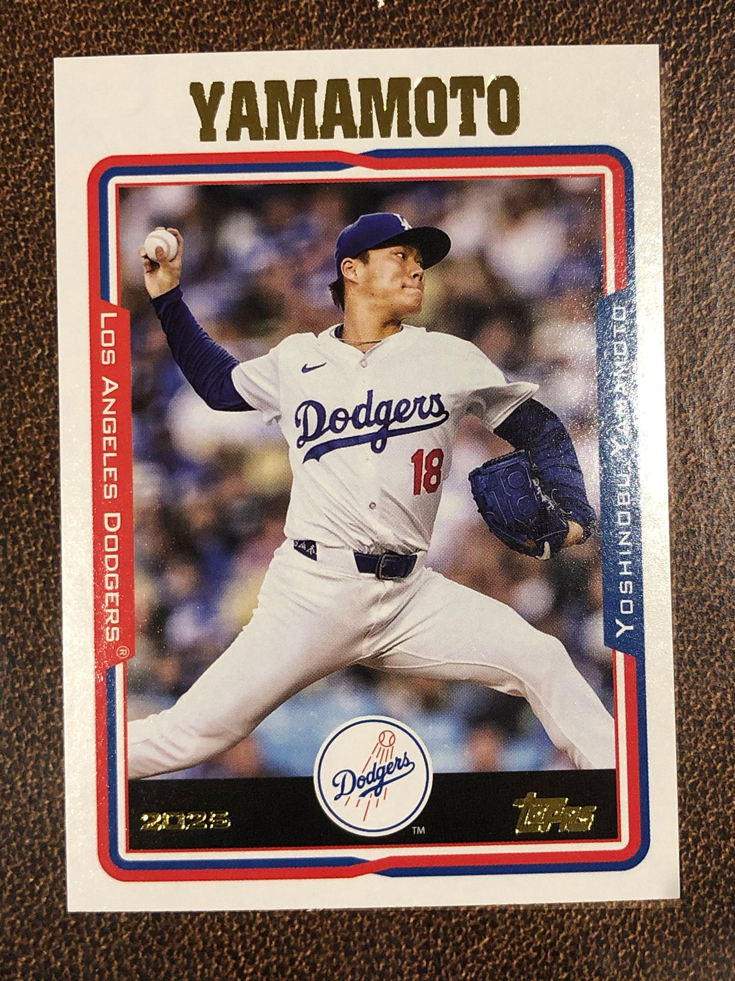 Yoshinobu Yamamoto - 2025 Topps Archives - Base - Dodgers