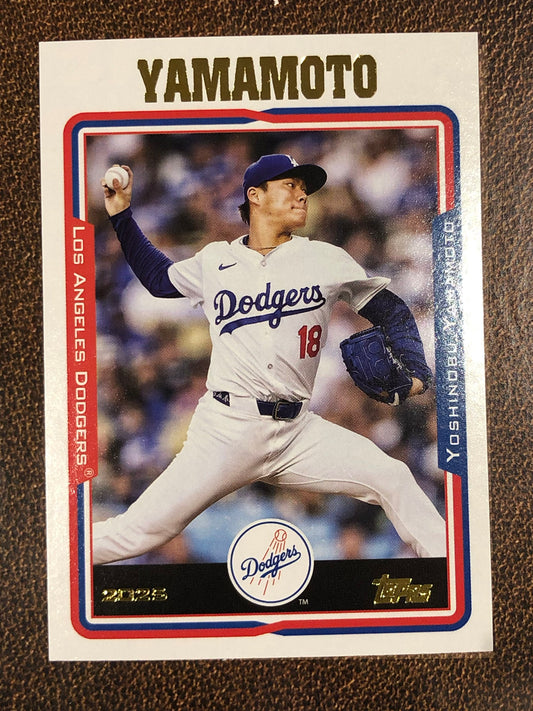 Yoshinobu Yamamoto - 2025 Topps Archives - Base - Dodgers