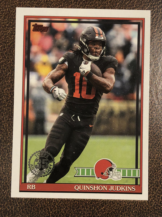 Quinshon Judkins - 2026 Topps Flagship - 1991 Insert - Browns