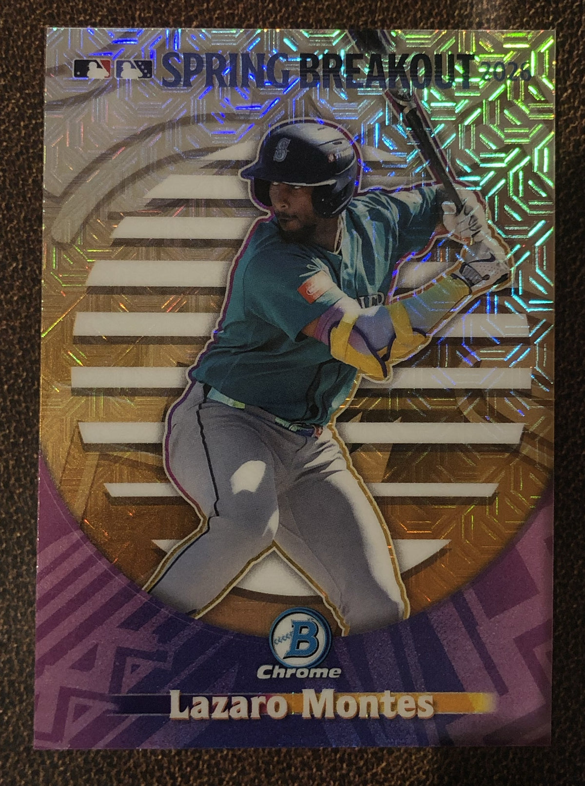 Lazaro Montes - 2026 Bowman Chrome - Spring Breakout MOJO - Mariners