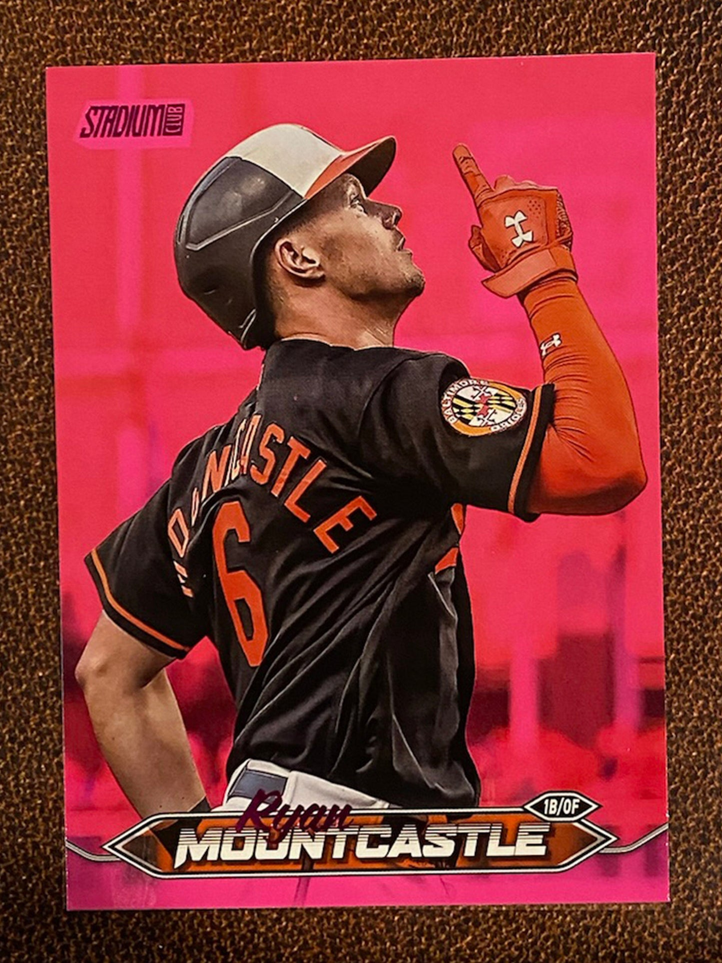 Ryan Mountcastle - 2024 Topps Stadium Club - Pink Foil - Orioles