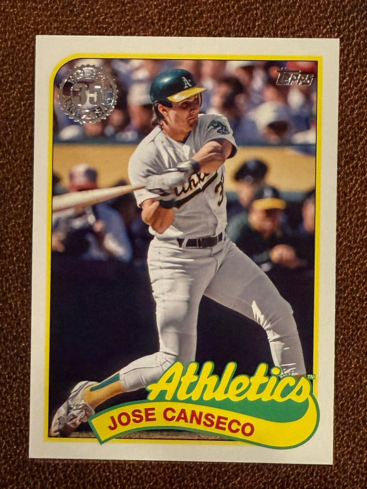 Jose Canseco - 2024 Topps Series 1 - 1989 Insert - Athletics