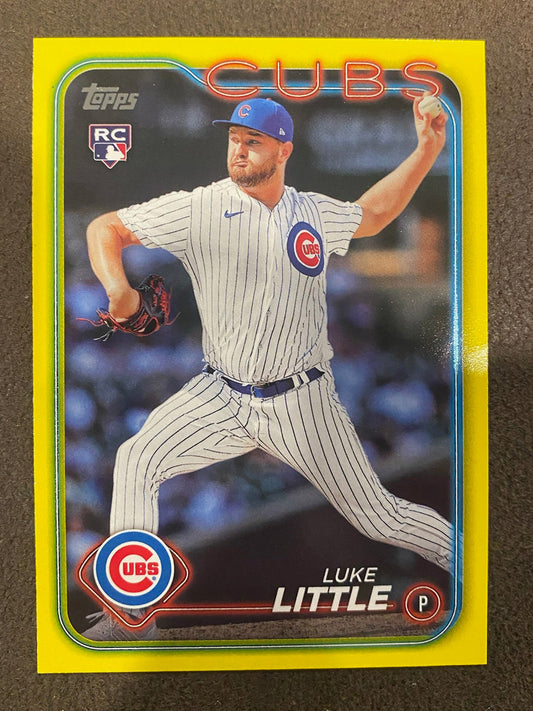 Luke Little - 2024 Topps Series 2 - Yellow Parallels - Cubs