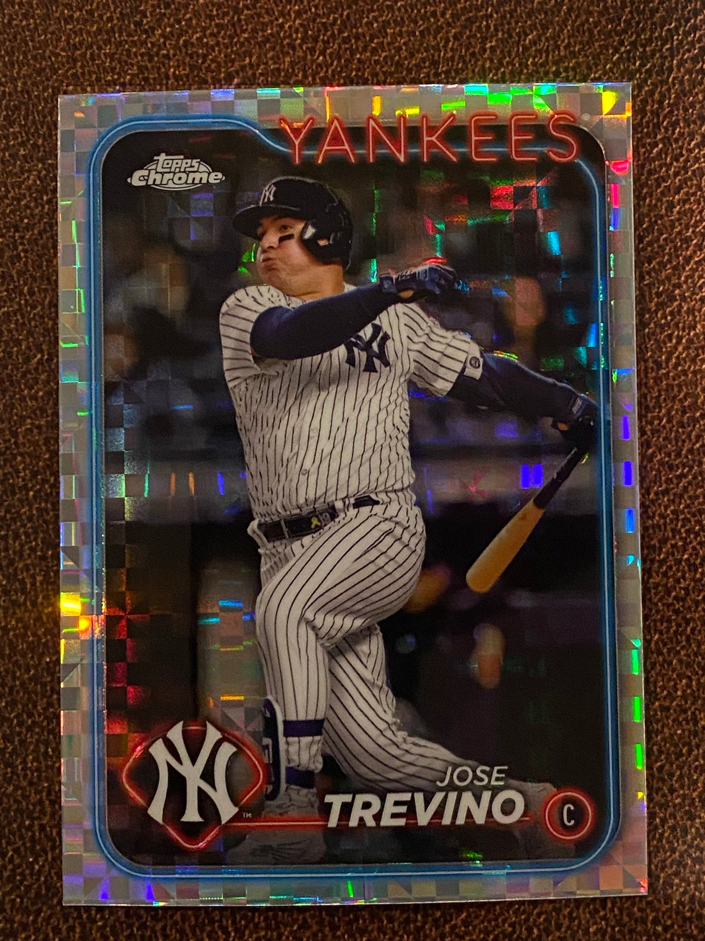 Jose Trevino - 2024 Topps Chrome Update - XFractor - Yankees