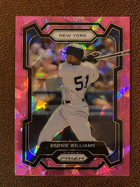 Bernie Williams - 2024 Panini Prizm - Pink Ice Mega - Yankees