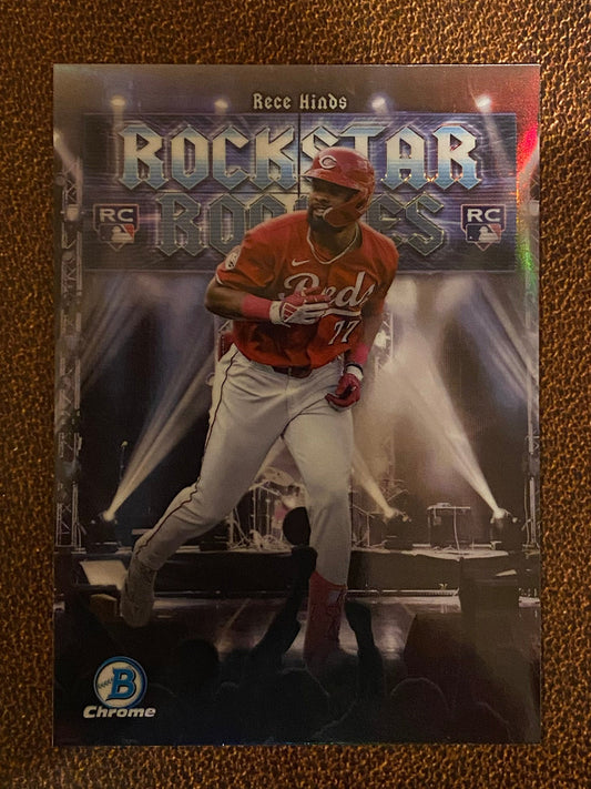 Rece Hinds - 2025 Bowman - Rockstar Rookies - Reds