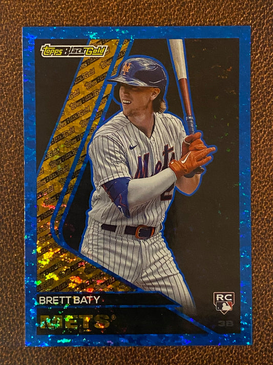 Brett Baty - 2023 Topps Update - Black Gold BLUE Parallel - Mets