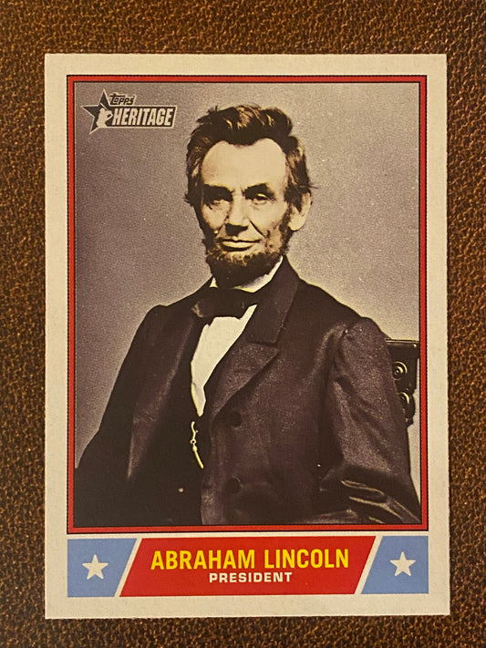 Abraham Lincoln - 2025 Topps Heritage - Notable Americans (NS-2)