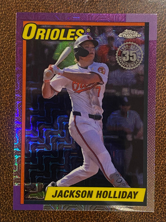 Jackson Holliday - 2025 Topps Series 2 - 1990 Mojo Refractor - Orioles