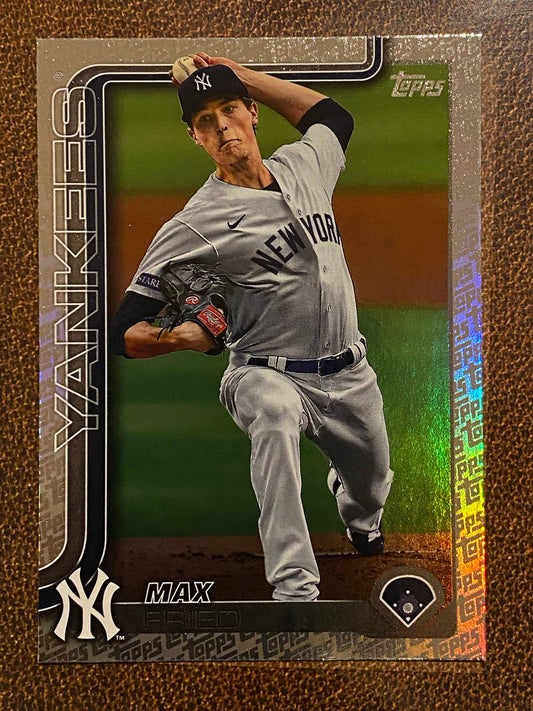 Max Fried - 2025 Topps Series 2 - Fanatics Exclusive Topps Foil Border - Yankees