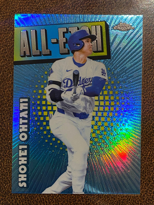 Shohei Ohtani - 2025 Topps Chrome - All Etch - Dodgers