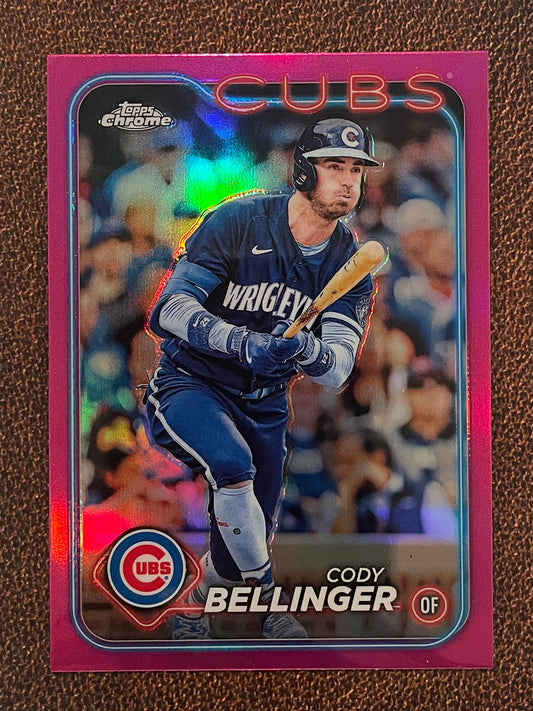 Cody Bellinger - 2024 Topps Chrome - Pink Refractor - Cubs