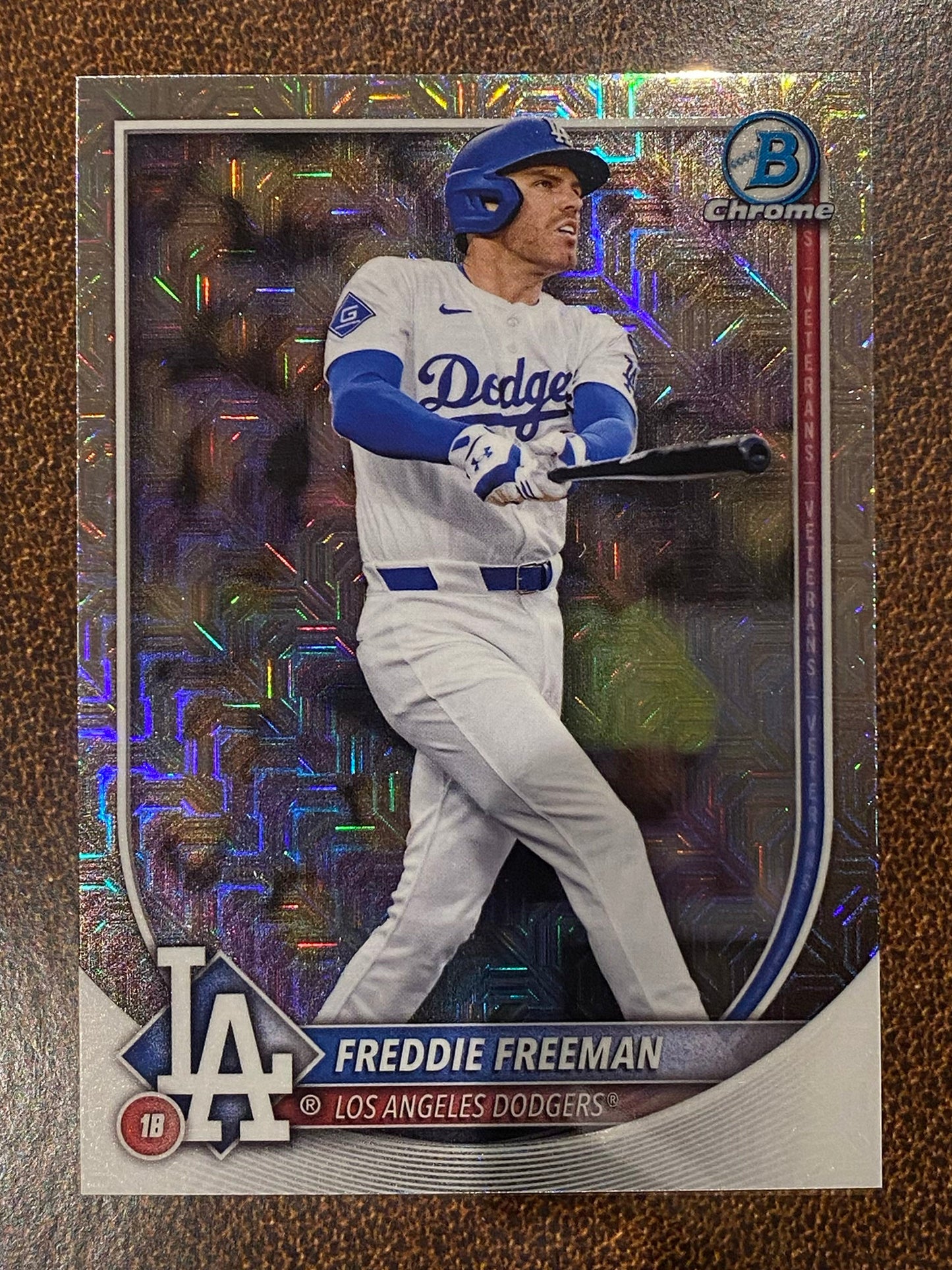 Freddie Freeman - 2025 Bowman Chrome - Mojo - Dodgers