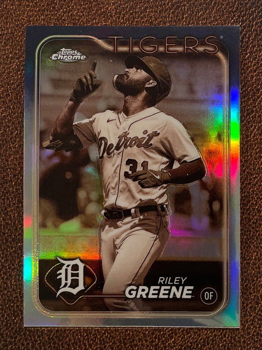 Riley Greene - 2024 Topps Chrome - Sepia Refractor - Tigers