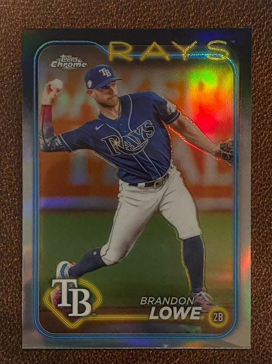 Brandon Lowe - 2024 Topps Chrome - Refractor - Rays