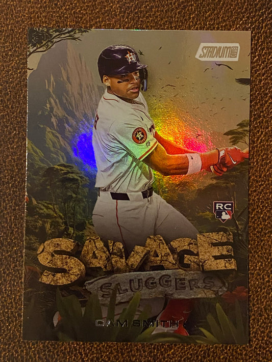 Cam Smith - 2025 Topps Stadium Club - Savage Sluggers Insert - Astros