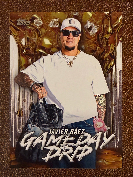 Javier Baez - 2026 Topps Series 1 - Gameday Drip Insert - Tigers