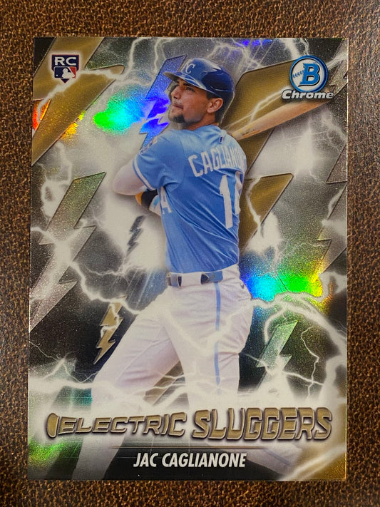 Jac Caglianone - 2026 Bowman - Electric Sluggers Insert - Royals