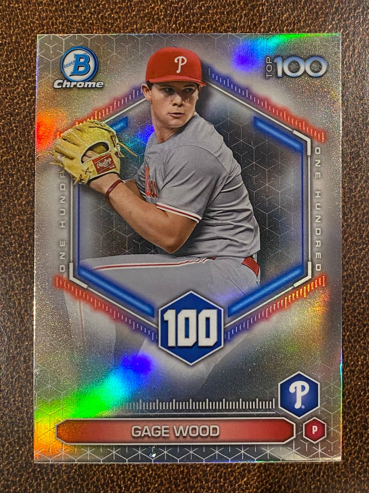Gage Wood - 2026 Bowman - Scouts Top 100 Insert - Phillies