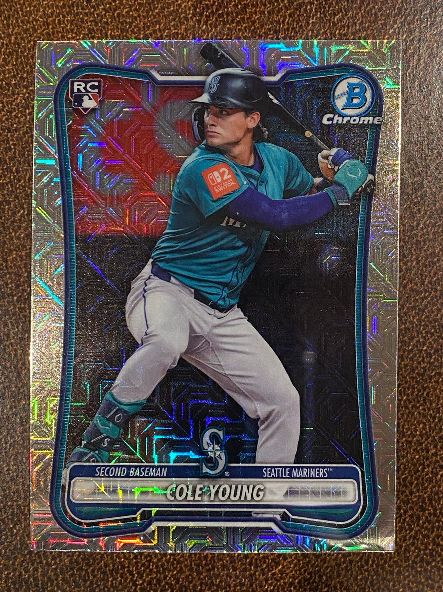 Cole Young - 2026 Bowman - Rookie MOJO Refractor - Mariners