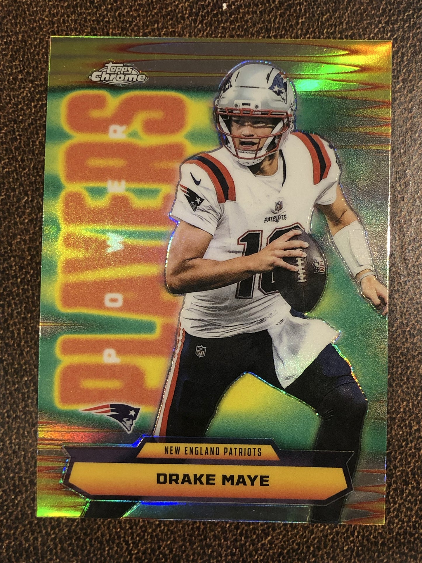 Drake Maye - 2025 Topps Chrome - Power Player Refractor - Patriots
