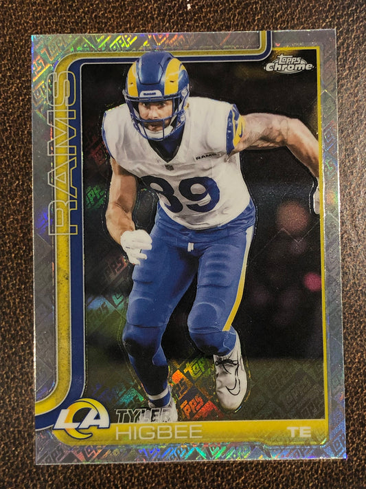 Tyler Higbee - 2025 Topps Chrome - Topps Foil - Rams