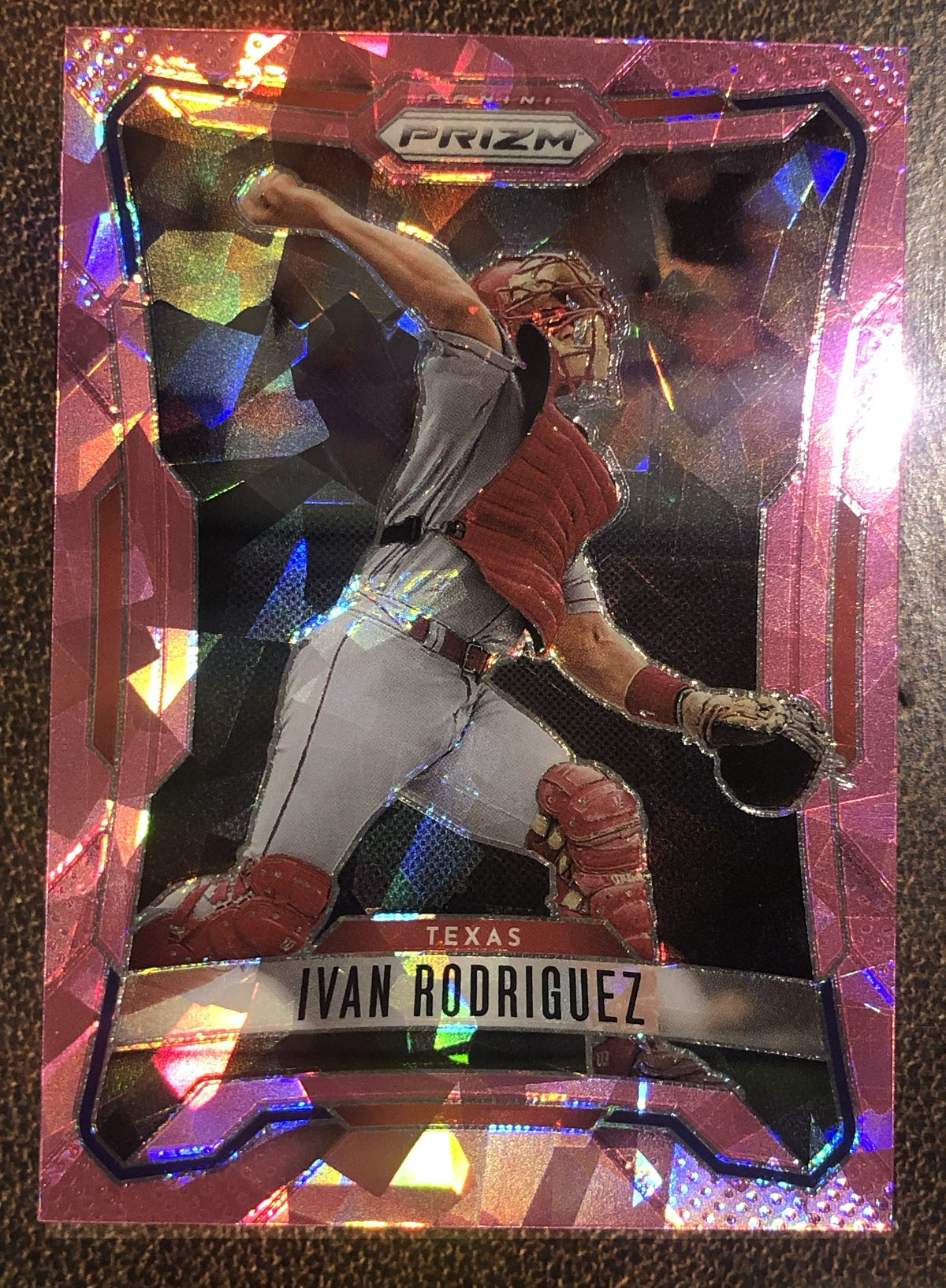 Ivan Rodriguez - 2026 Panini Prizm - Pink Ice - Rangers