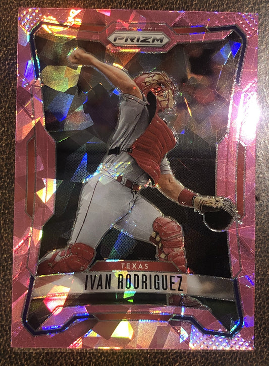 Ivan Rodriguez - 2026 Panini Prizm - Pink Ice - Rangers
