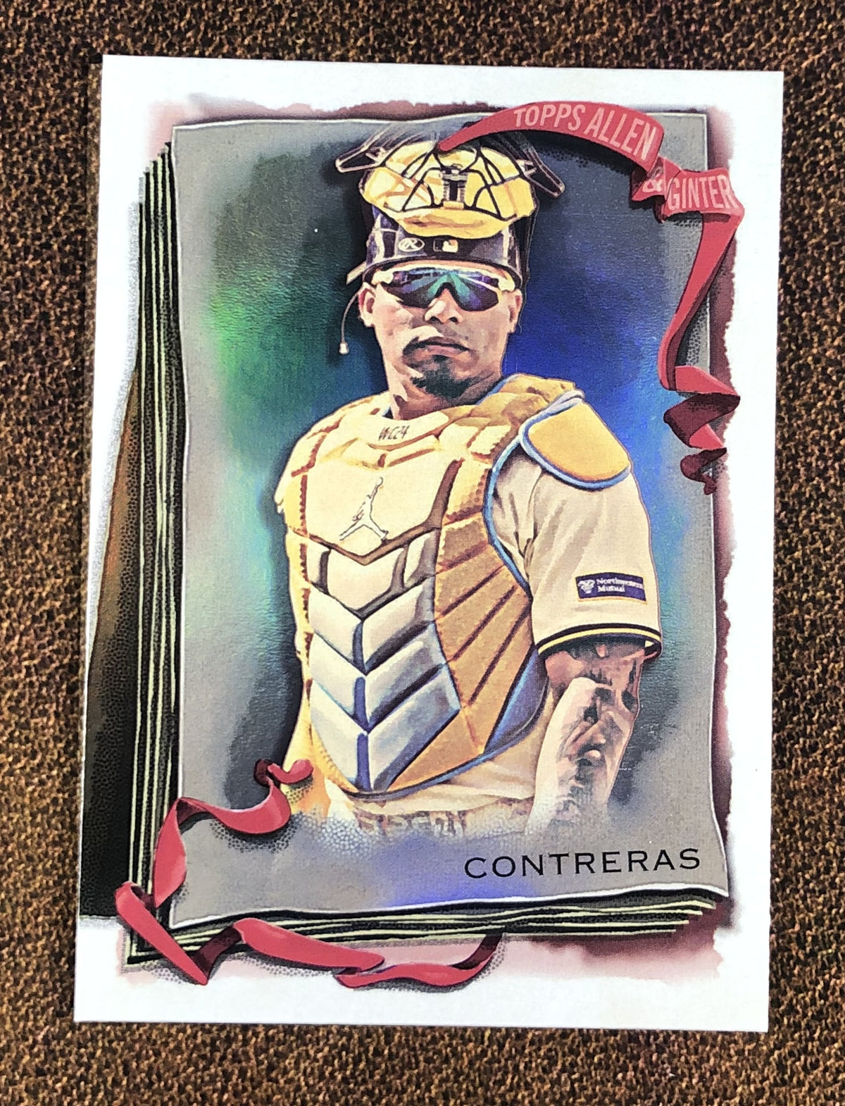 William Contreras - 2026 Topps Allen & Ginter - Silver Portrait Foil - Brewers