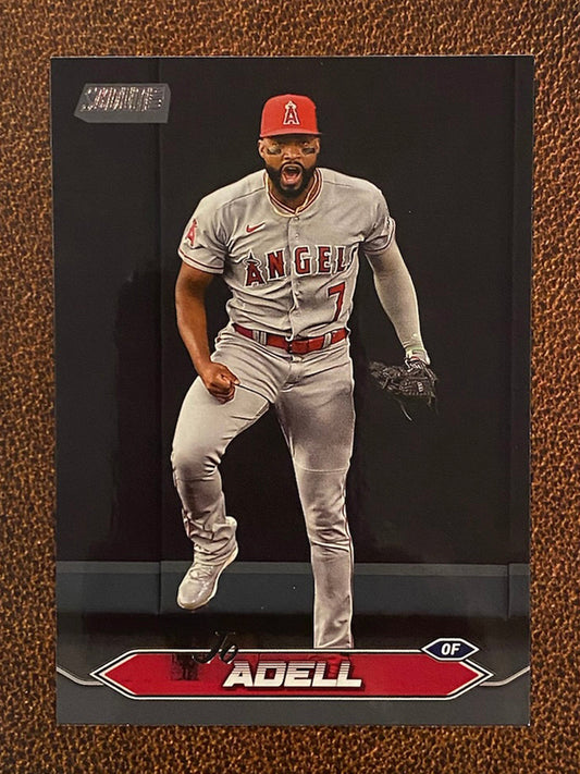 Jo Adell - 2024 Topps Stadium Club - Black Foil - Angels