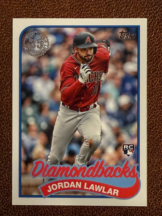 Jordan Lawlar - 2024 Topps Series 1 - 1989 Insert - Diamondbacks