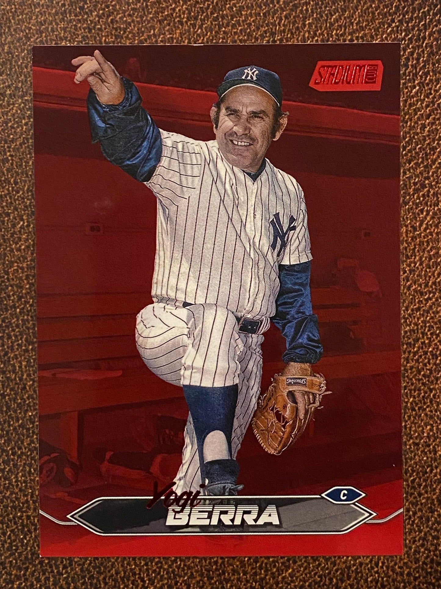 Yogi Berra - 2024 Topps Stadium Club - Red Foil - Yankees