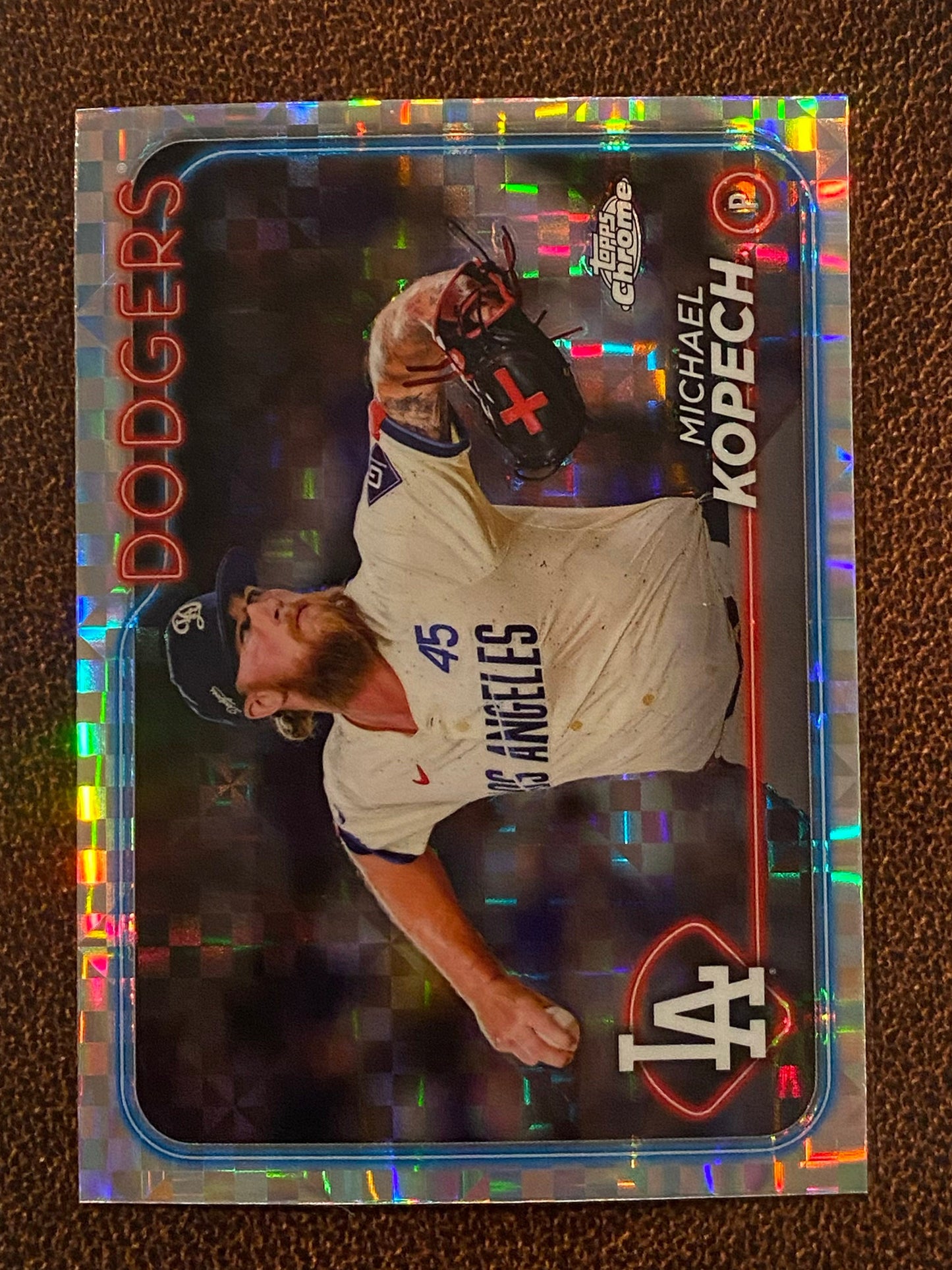 Michael Kopech - 2024 Topps Chrome Update - XFractor - Dodgers