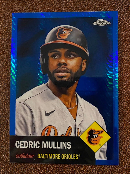 Cedric Mullins - 2022 Topps Chrome Platinum Anniversary - Blue Prism - Orioles