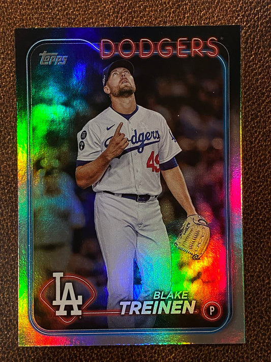 Blake Treinen - 2024 Topps Update - Rainbow Foil - Dodgers