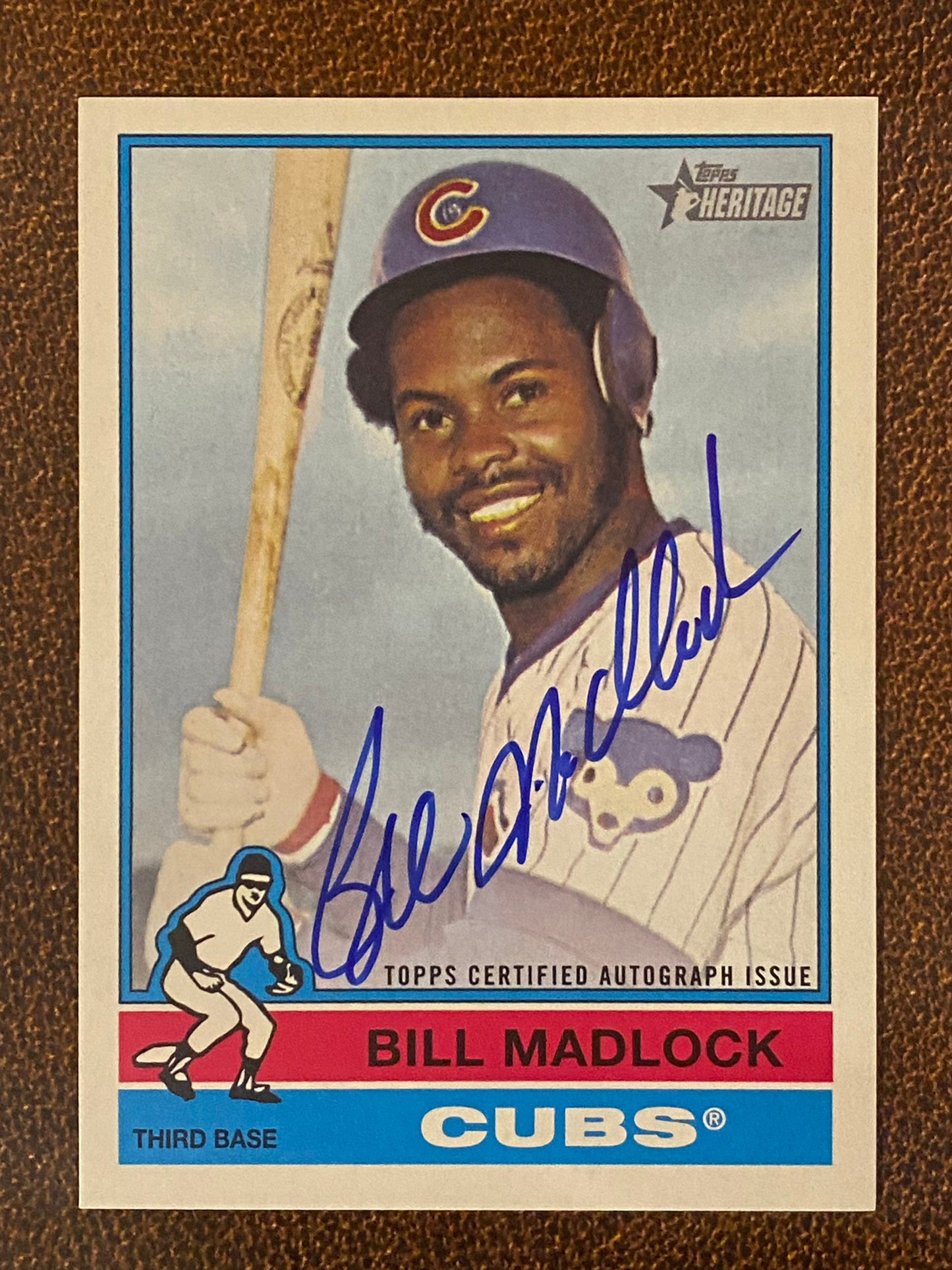 Bill Madlock - 2025 Topps Heritage - Real One AUTO - Cubs