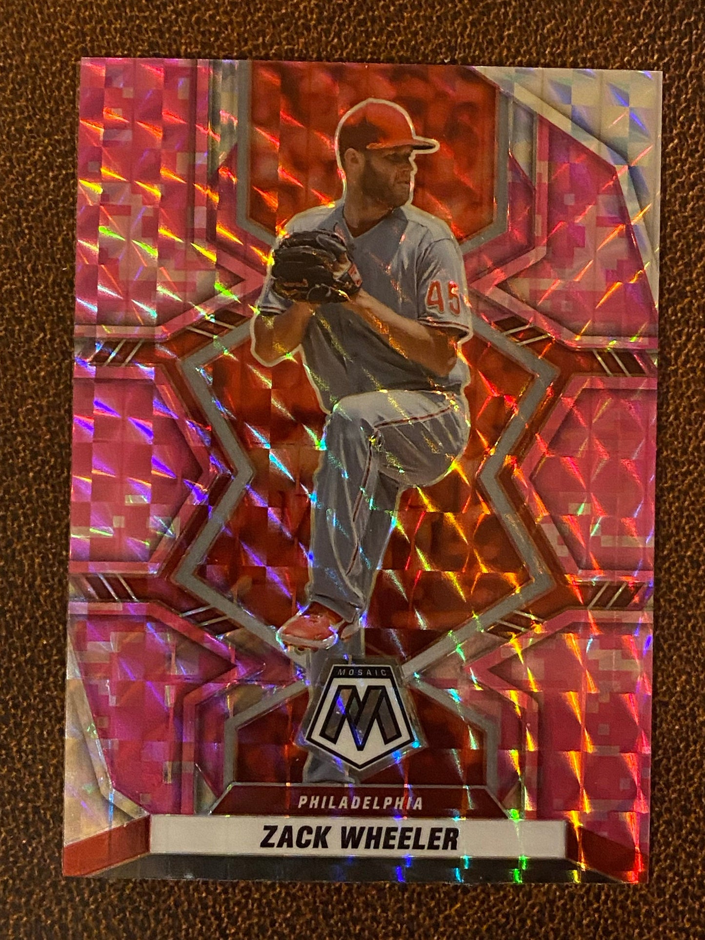 Zack Wheeler - 2022 Mosaic - Pink Camo - Phillies