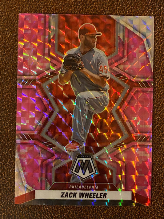 Zack Wheeler - 2022 Mosaic - Pink Camo - Phillies