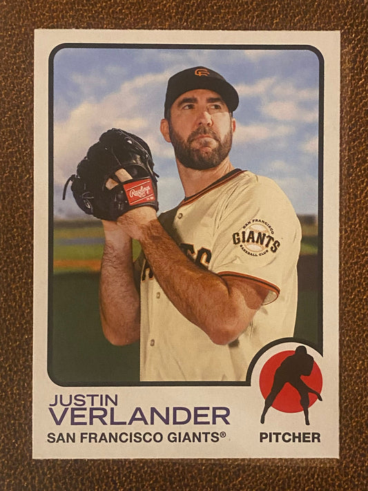 Justin Verlander - 2025 Topps Heritage - 25th Anniversary Insert - Giants