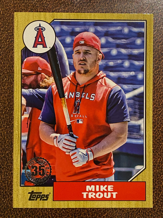 Mike Trout - 2022 Topps Update - 1987 Insert - Angels