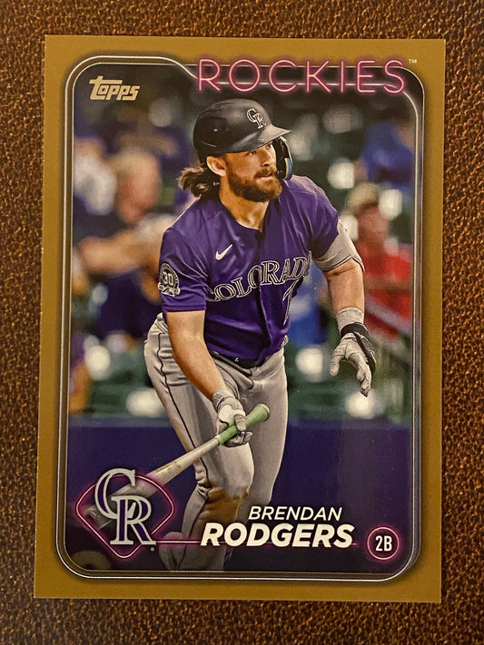 Brendan Rodgers - 2024 Topps Series 1 - Gold /2024 - Rockies