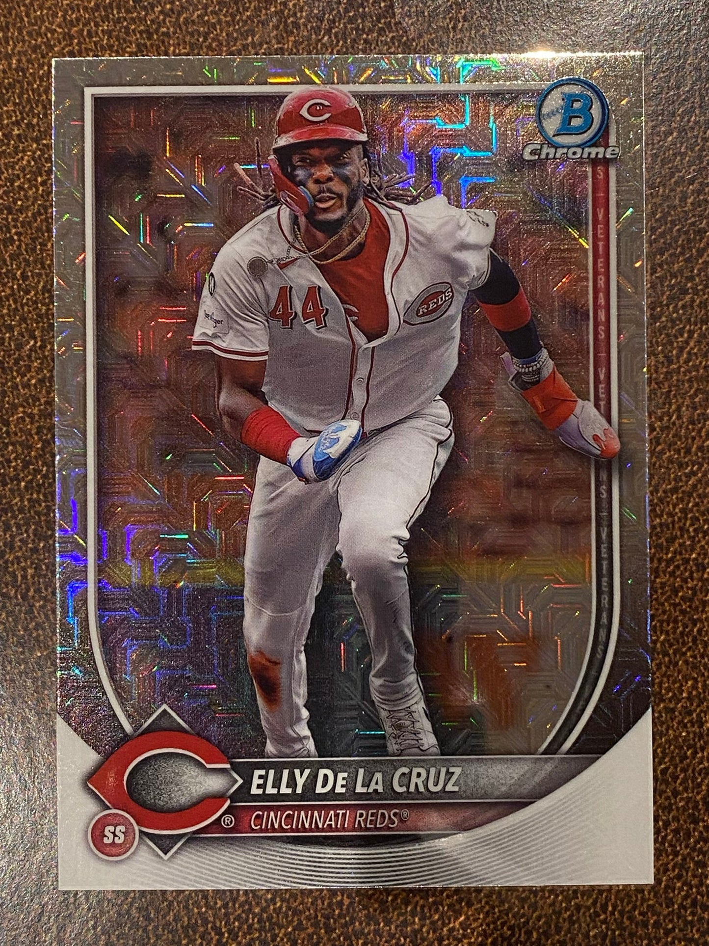Elly De La Cruz - 2025 Bowman Chrome - Mojo - Reds