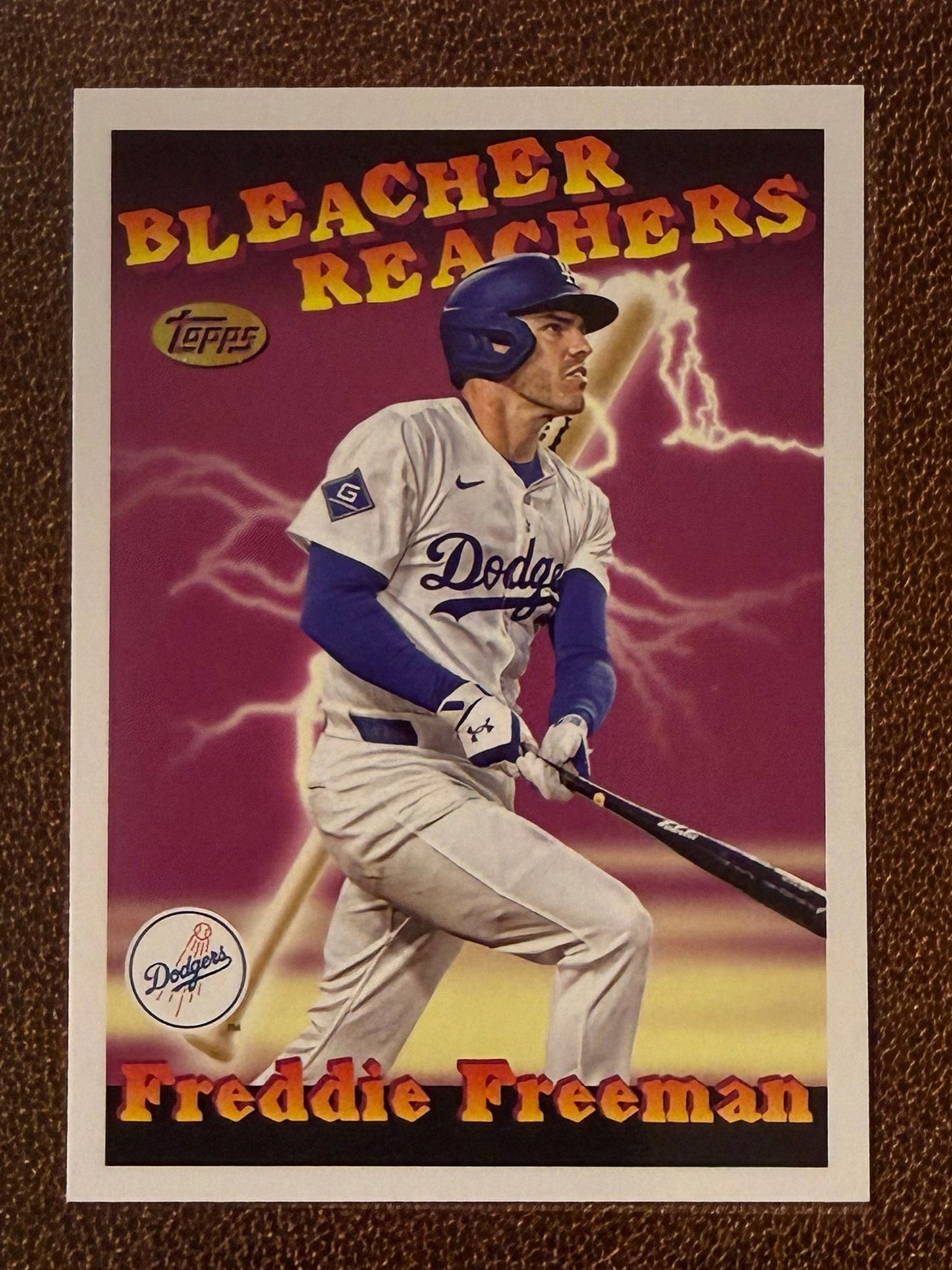 Freddie Freeman - 2025 Topps Update - Bleacher Reachers Insert - Dodgers