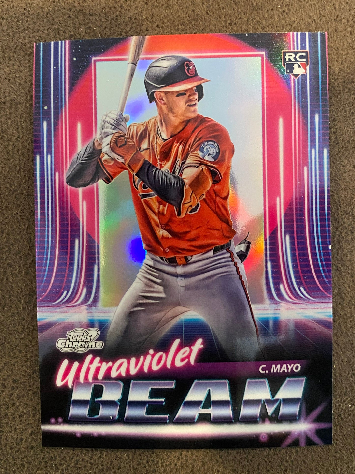 Coby Mayo - 2025 Topps Chrome Cosmic - Ultraviolet Beam Insert - Orioles