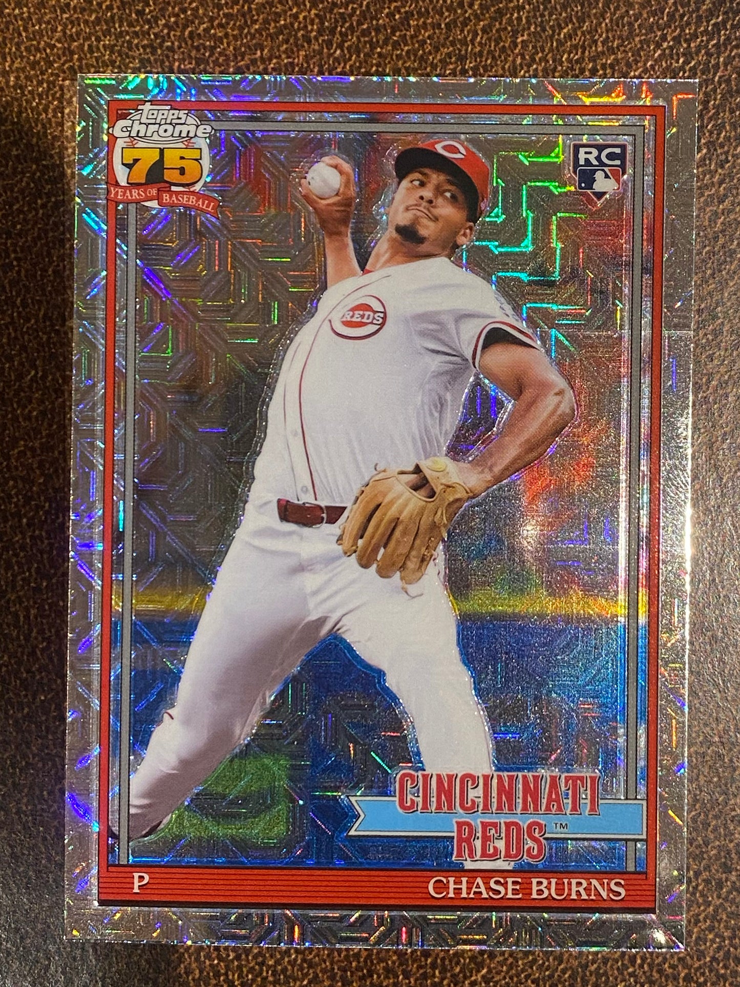 Chase Burns - 2026 Topps Series 1 - Mojo Refractor - Reds