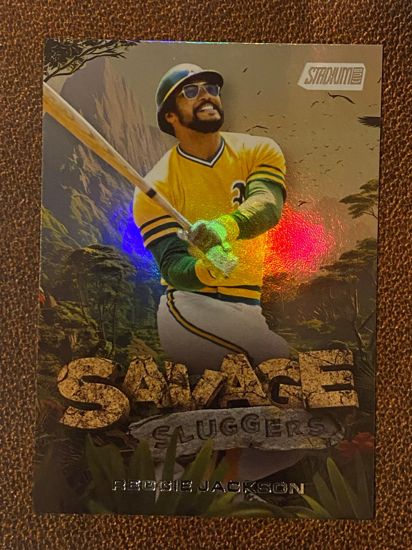 Reggie Jackson - 2025 Topps Stadium Club - Savage Sluggers Insert - Athletics