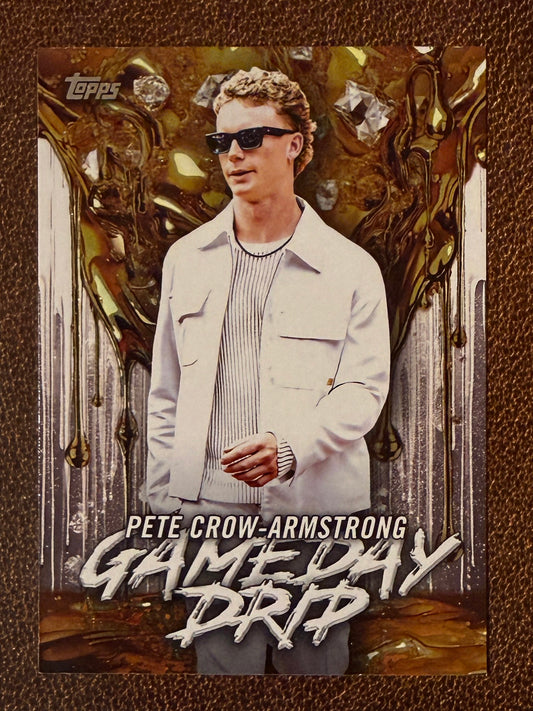 Pete Crow Armstrong - 2026 Topps Series 1 - Gameday Drip Insert - Cubs