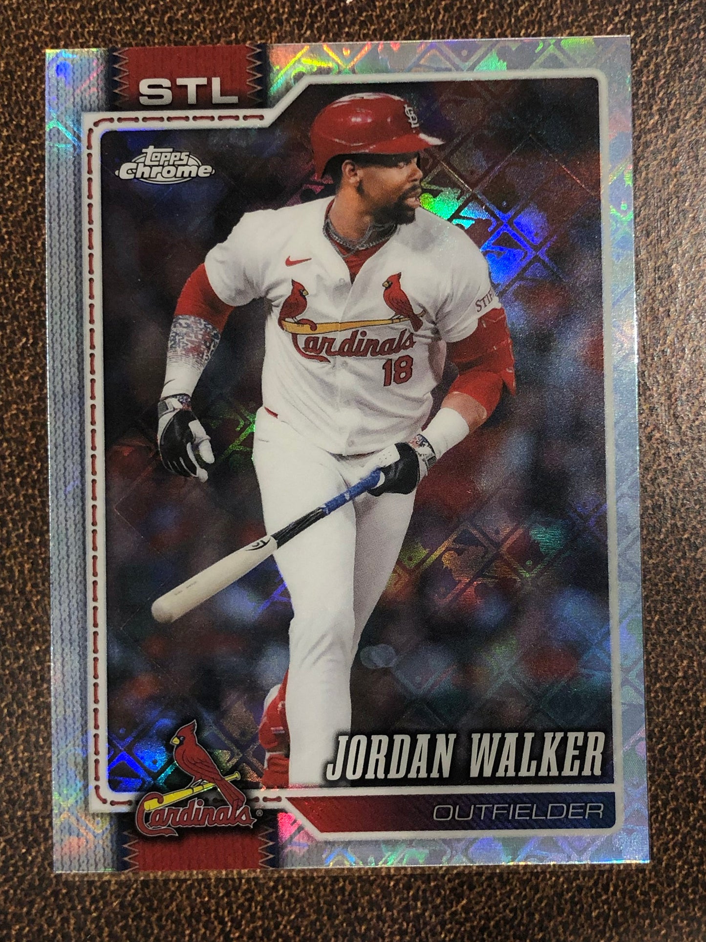 Jordan Walker - 2026 Topps Chrome Logofractor - Base Logofractor - Cardinals