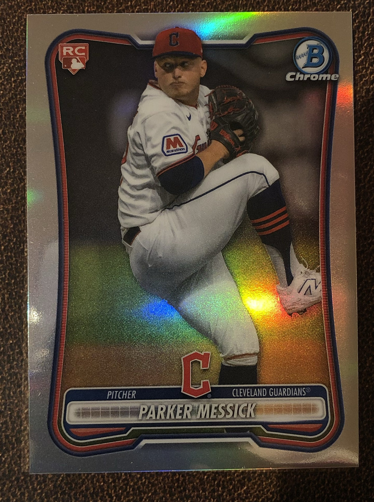 Parker Messick - 2026 Bowman Chrome - Red Rookie Redemption - Guardians