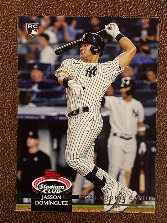 Jasson Dominguez - 2024 Topps Stadium Club - 1992 Rookie Design Variation - Yankees